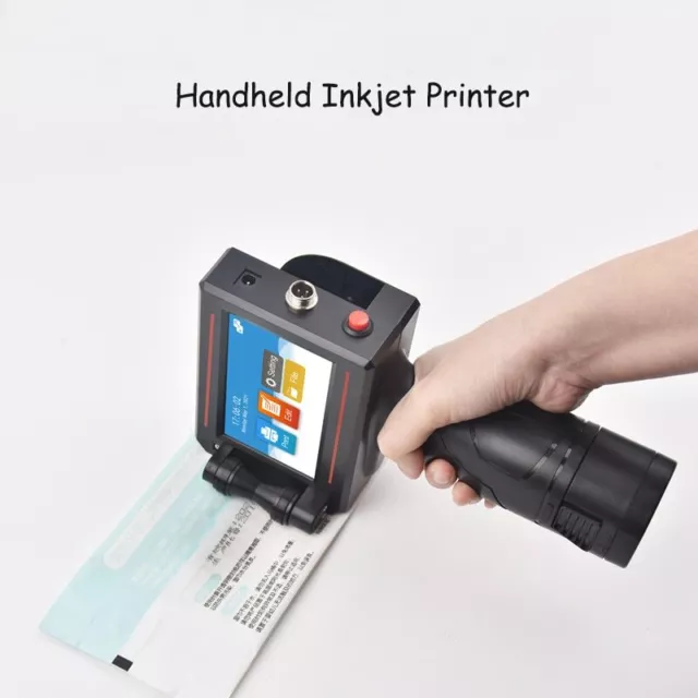 Handheld Inkjet Printer 12.7mm Mini Batch Number Production Date Coding Machine