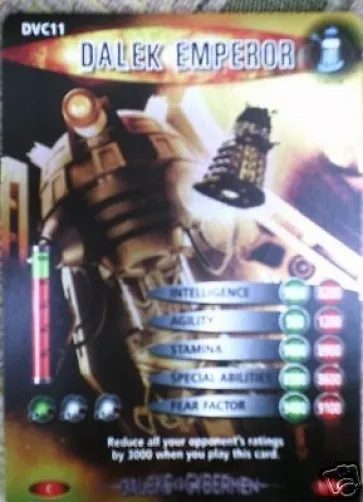 Dr. Who Dvc Daleks Vs Cybermen Card Dvc11 Dalek Emperor