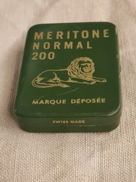 Ancienne Boîte Miniature Tôle - Enfant, Cerceau, Lévrier - 1920 - Occasion