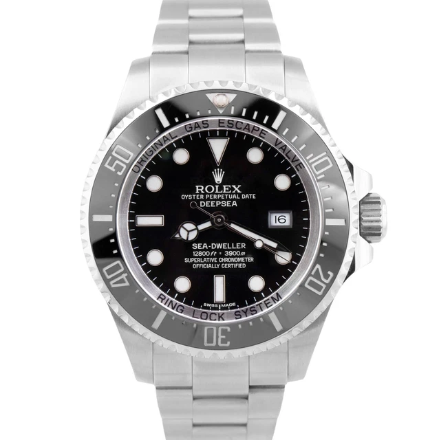 Lunetta In Ceramica Nera Per Seiko SKX031, Inclinata, Tipo Sea-Dweller