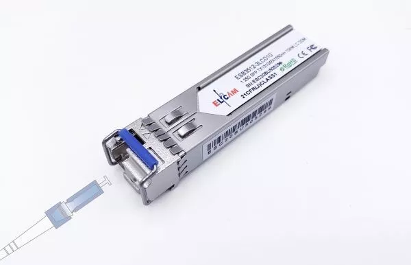 Elfcam® - 10Gbps SFP+ Module de Transceiver à Fibre Optique, Dual LC Connecteur