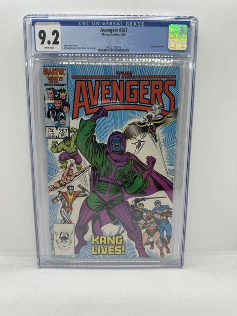 Avengers #267 Cgc 9.2 White Pages Marvel 1986 *1St Appearance Council Of Kangs!*