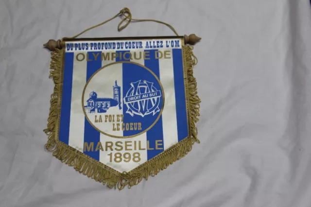 Banderin Futbol Antiguo Del Equipo De Francia Olympique De Marseille