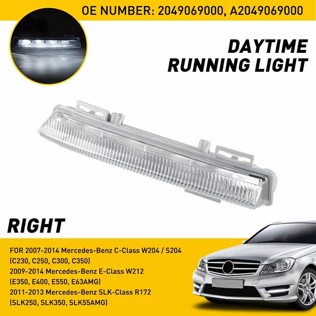 1x LED Daytime Running Light DRL Fits Right MERCEDES W212 W204 S212 S204 2007-