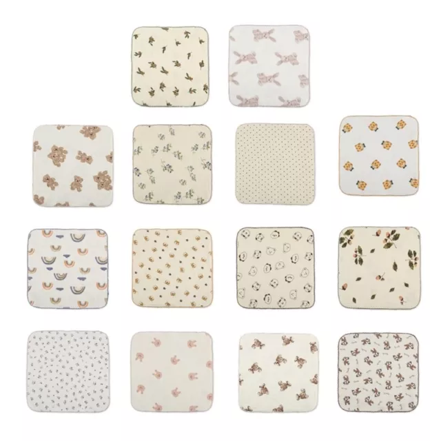 1 Pack Baby Bibs Cloths Soft Absorbent Natural Cotton Wash Towel Baby Bath Towel
