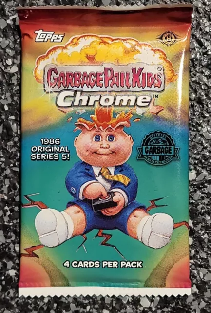 TOPPS CHROME Series 5 GARBAGE PAIL KIDS FACTORY SEALED HOBBY  PACK