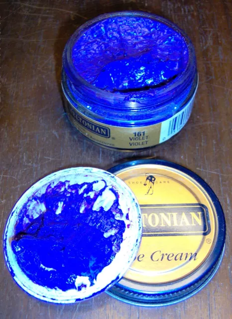 1 Jar VIOLET Color 161 Boot & Shoe CREAM POLISH Conditioner Leather MELTONIAN 3