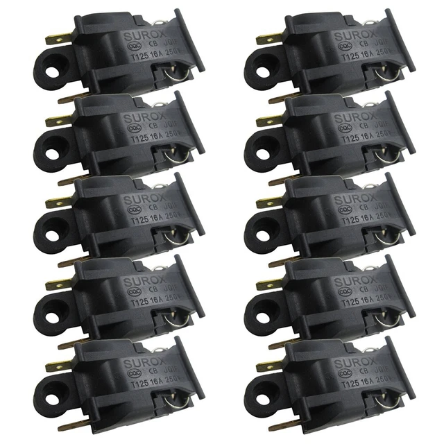 Termostato interruttore bollitore elettrico nero 10 pezzi XE3 JB01E 16A confezione da 10 pz