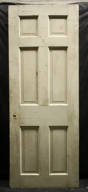 28"x79" Antique Vintage Old Interior Colonial Style SOLID Wood Wooden Door Panel