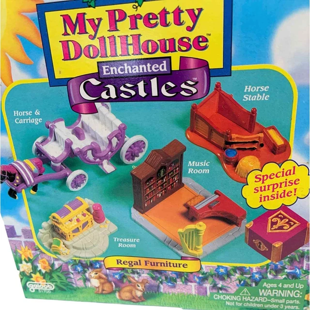 My Pretty Dollhouse REGAL FURNITURE Horse & Carriage, Stable, Treasure Room