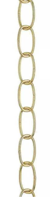 3' Polished Brass Finish Fixture Chain