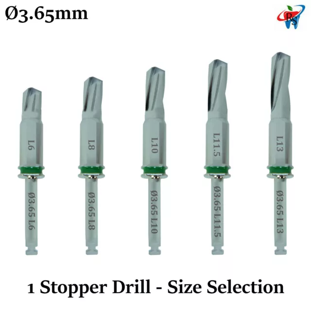 1x Dental Implant Surgical Stopper External Irrigation Drill Ø3.65 Select Size