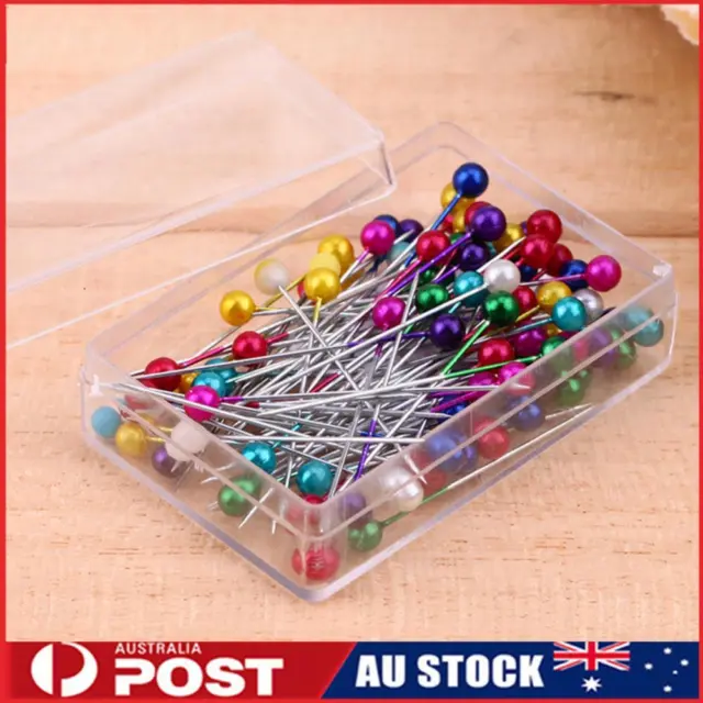 STRAIGHT PINS COLORS Decorative Pins Sewing pin Flat Flower Head Pins $7.99  - PicClick AU