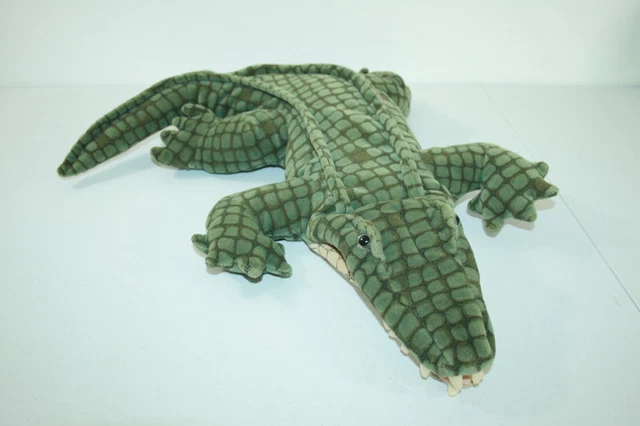FOLKMANIS ALLIGATOR CROCODILE Full Body Hand Puppet 24" Plush $19.99