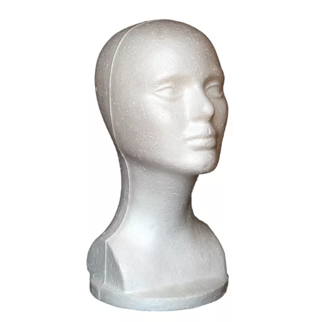 Mannequin Kopf Schaum Weibliche Manikin Kopf Modell Perücke Haar Schmuck Display