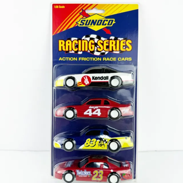 Sunoco Racing Series 4 Action Friction Race Car 4 Pack 1:38 NEW IN BOX