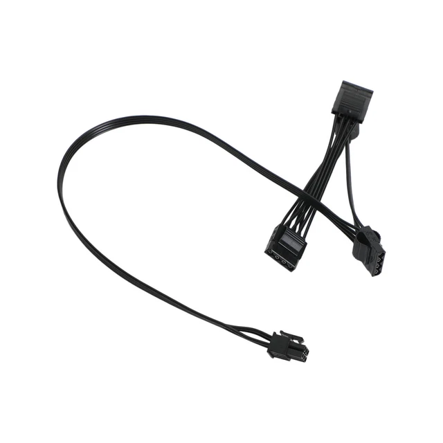 1 x 6 pin a 4x alimentatore moltiplicatore porta cavo per Corsair Modular serie RMX 10