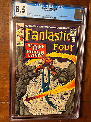 Fantastic Four #47 2/66 Cgc 8.5 White First Maximus! Third Inhumans!! Nice Key!