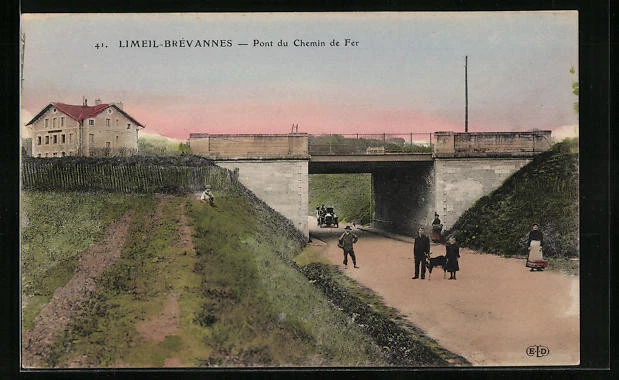 CPA Brévannes – Avenue De La Planchette – Carte Postale Ancienne Voyagée – 94 Val-de-Marne