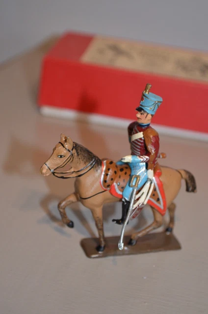 Soldat Plomb CBG Mignot – Aide De Camp à Cheval 1er Empire Avec Boîte