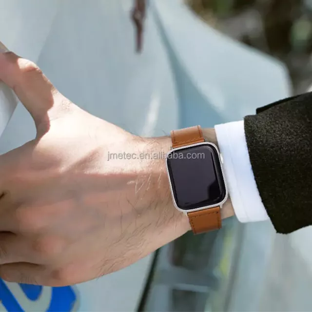 Leder Armband für Apple Watch All Series Elegant Luxury 2