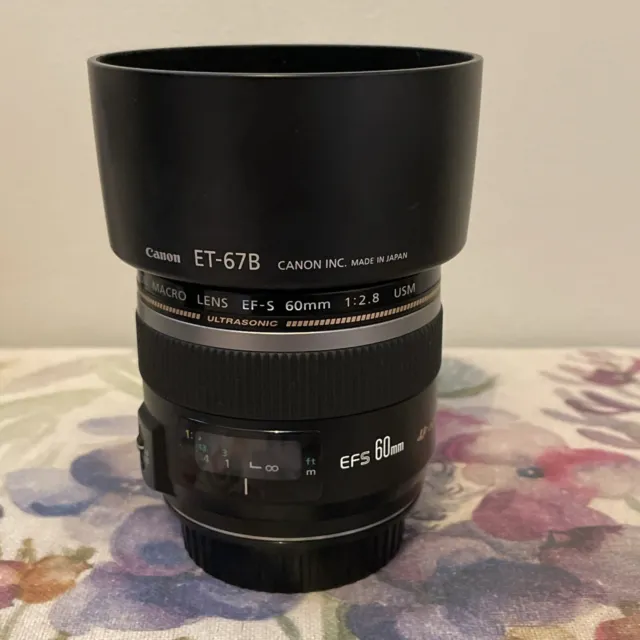 Canon Macro Lens EF-S 60mm 1:2.8 USM (untested)