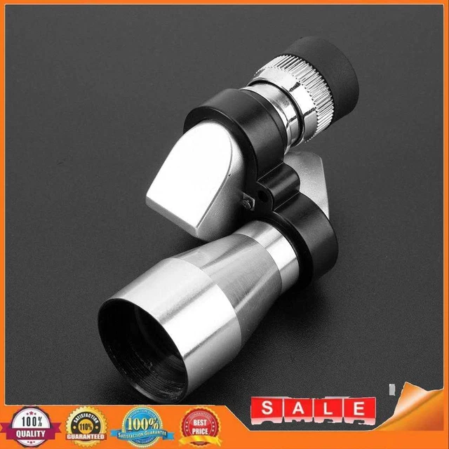 8x20 Mini Corner Binoculars HD Pocket Monocular Outdoor Telescope (Silver)