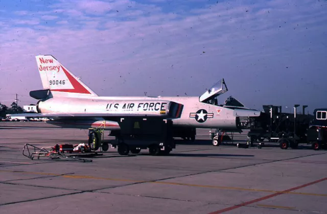 F-106A  90046 USAF  35 mm aircraft slide  CF