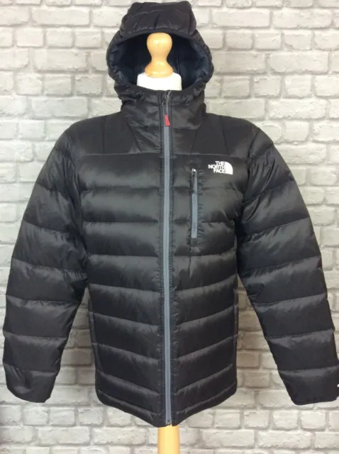 The North Face Mens Black Ryeford 550 Down Padded Hooded Coat Jacket Rrp £220 Kl