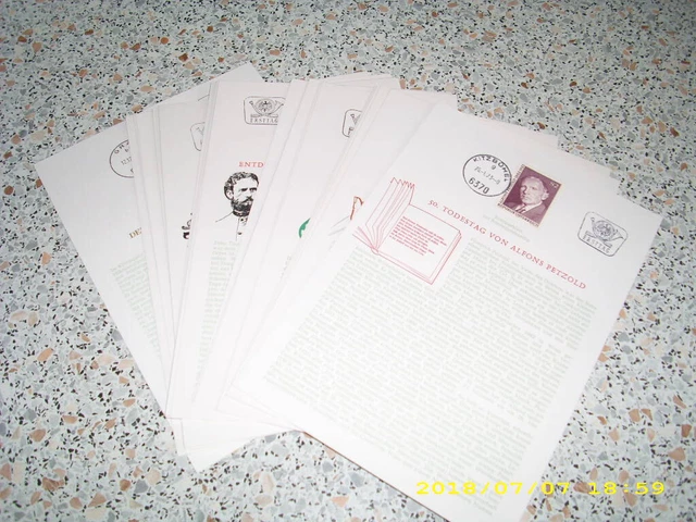 Österreich herrlicher Posten von 27 verschiedene ETB aus Jahrgang 1973