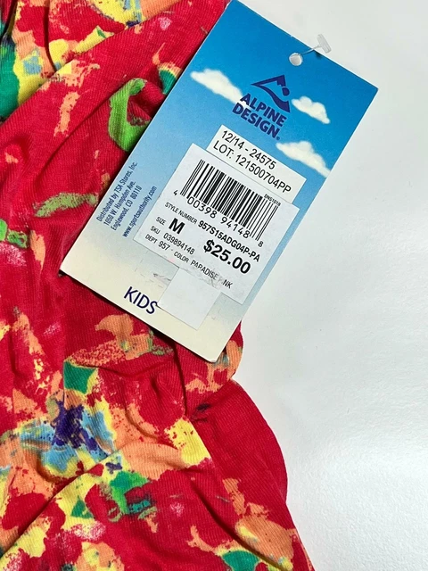 Alpine Design Ragazze' Stampato Gonna Paradise Rosa - Medio 3