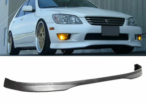 Fits 01-05 IS300 Altezza Type R Style PP Front Bumper Lower Chin Lip Bk Unpaint