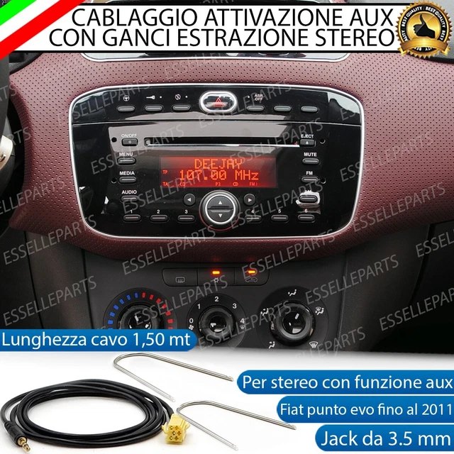 Cavo AUX Per Autoradio Blaupunkt/Continental - Jack Maschio, Compatibile Fiat Punto, Panda, Lancia Y - Foto 12