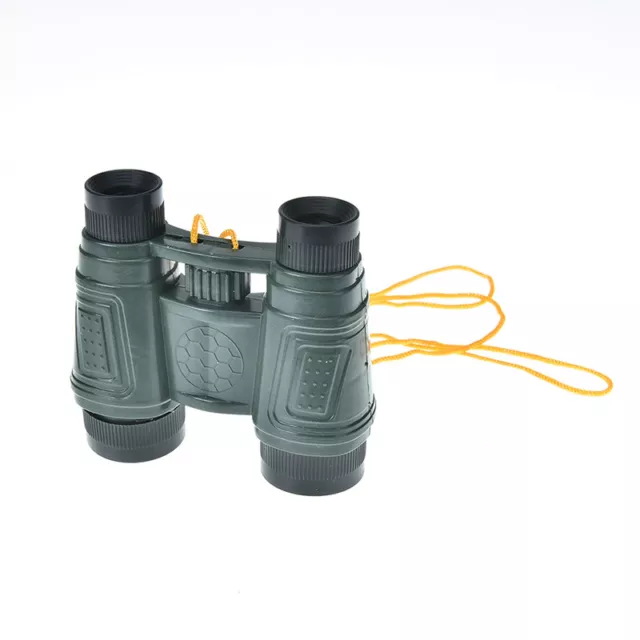 1X plastic kid children magnification toy binocular telescope + neck tie stra~FM