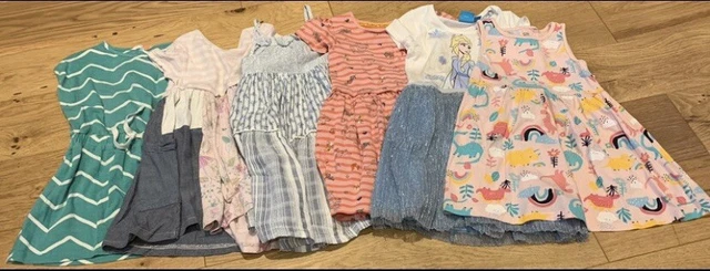 Pacchetto abbigliamento ragazze abiti x6 età 3-4 anni
