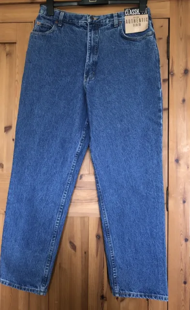 Vintage M&S St Michael Women’s Jeans 1990s Size 18 Classic Fit NWT