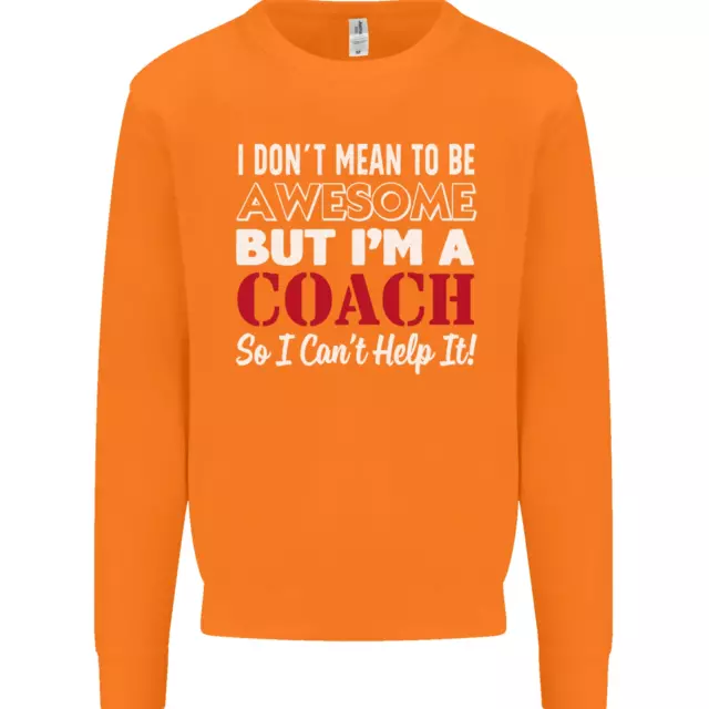 Felpa maglione I Dont Mean to but Im a Coach Rugby Footy 9