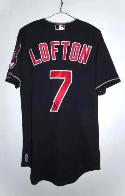Kenny Lofton Majestic Cleveland Indians Women's Home White Cool Base  Jersey