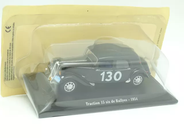 UH / Norev Presse 1/43 - Citroen Traction 15 6 Rallye Lyon Charbonnières 1954