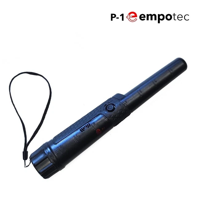Outil de Recherche EMPOTEC P-1 Noir Pointeur Détecteur de Métaux Pointer Holster