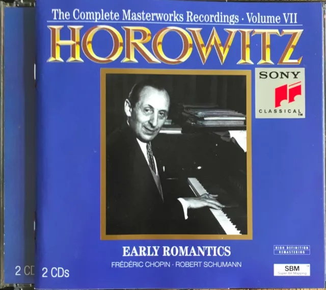 Horowitz・Complete Masterworks・Vol. VII・Early Romantics・2CD ℗©1993 Sony・Media NM!