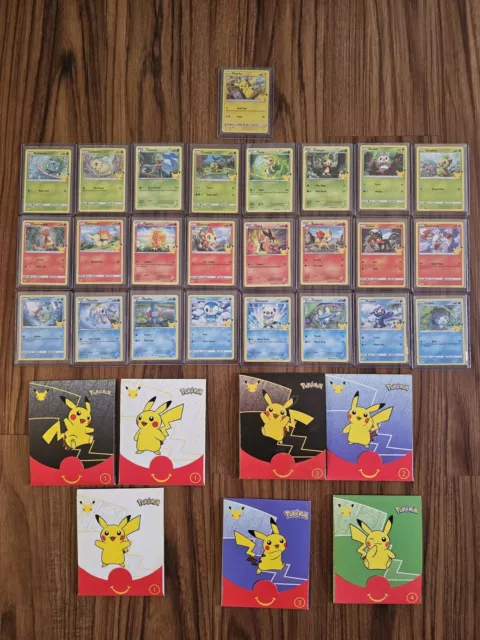 25th Anniversary McDonald's Promo Complete Master Set (50/50) 2021