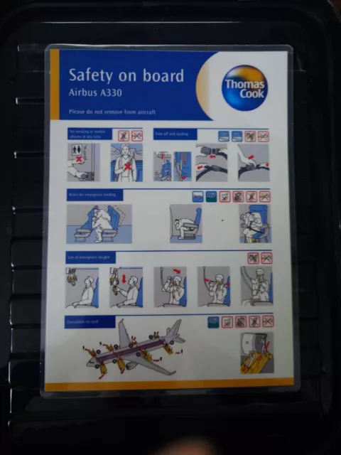 Thomas Cook Airbus A330 4785 Safety Card