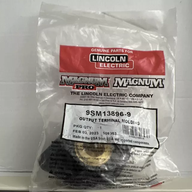Lincoln Electric 9SM13896-9 OUTPUT TERMINAL MOL M13896-9