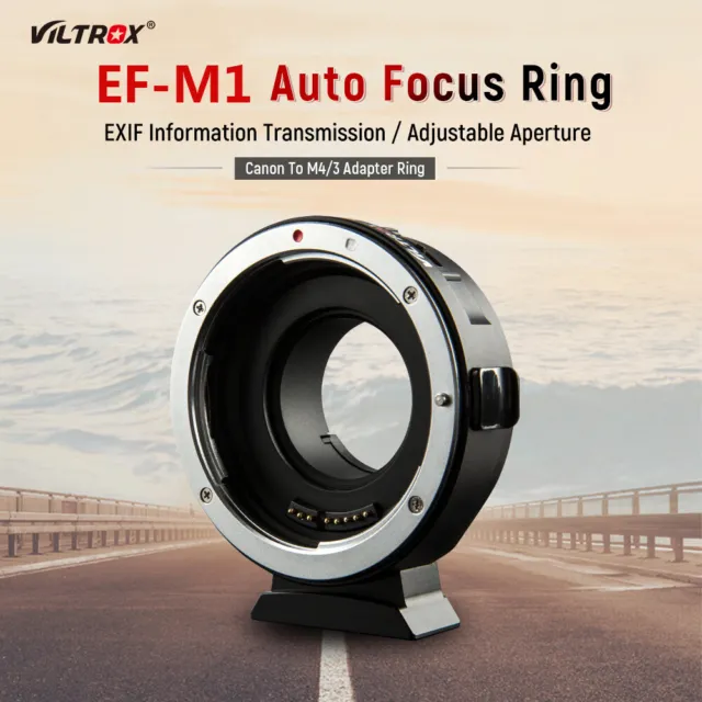 Viltrox EF-M1 Auto Focus Lens Adapter Canon EF EF-S Lens to M4/3 mount Cameras