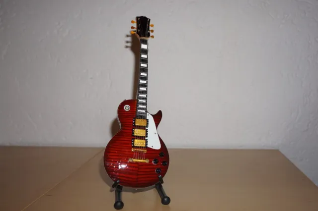 25cm Gitarre Gribson LezPaul Custom Maple Flame 3 Humbucker