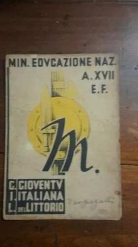 Pagella Balilla - P.n.f. - Gioventu' Italiana Del Littorio - Anno Xx - 1941-1942