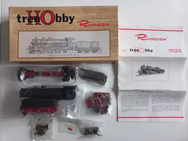 RIVAROSSI trenHObby locomotiva GR 680 delle FS art. 11123 scatola di montaggio