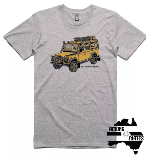 The Journey Calls Land Rover Defender 110 4x4  Tee / Top / T-Shirt Perfect Gift