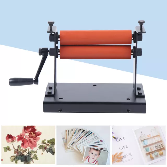 6" Household Mini Manual Cold Roll Laminator Photo Vinyl Laminating Machine